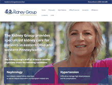 Tablet Screenshot of kidneygroup.com